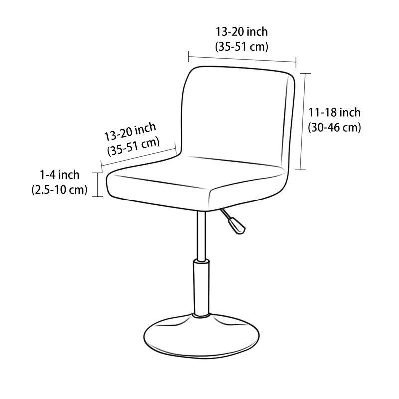 1/4pcs 자카드 바 의자 커버 더러운 방지 짧은 등 - Home Bar Seating 리뷰 및 가격