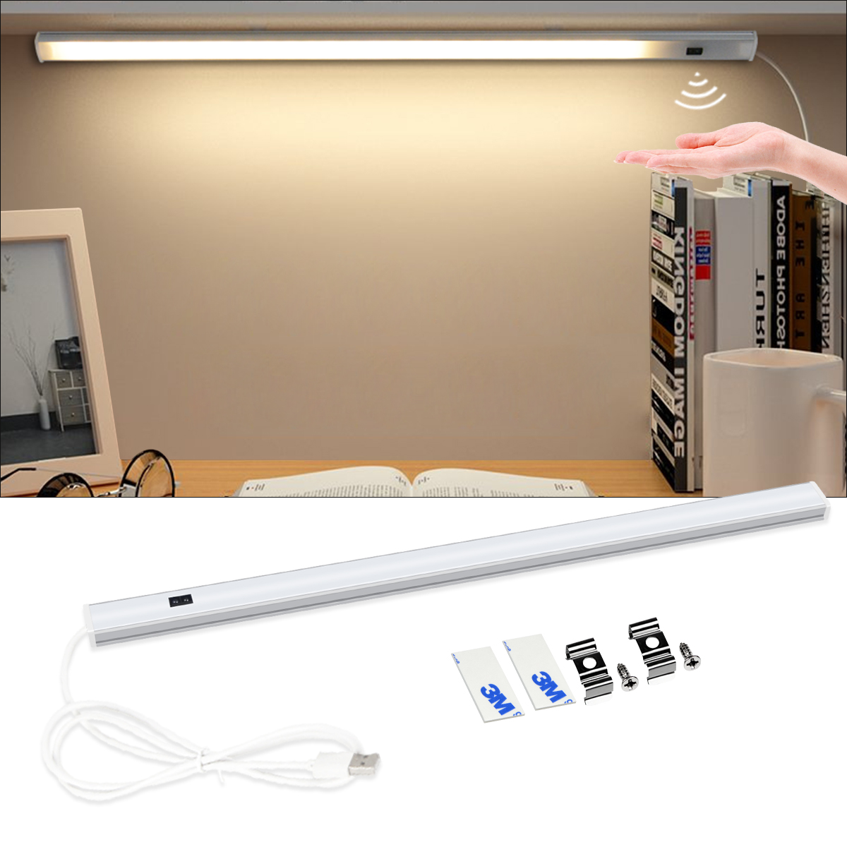 50CM 40CM LED 캐비닛 바 빛 5V USB 전 - Home Bar And Cabinet 리뷰 및 가격