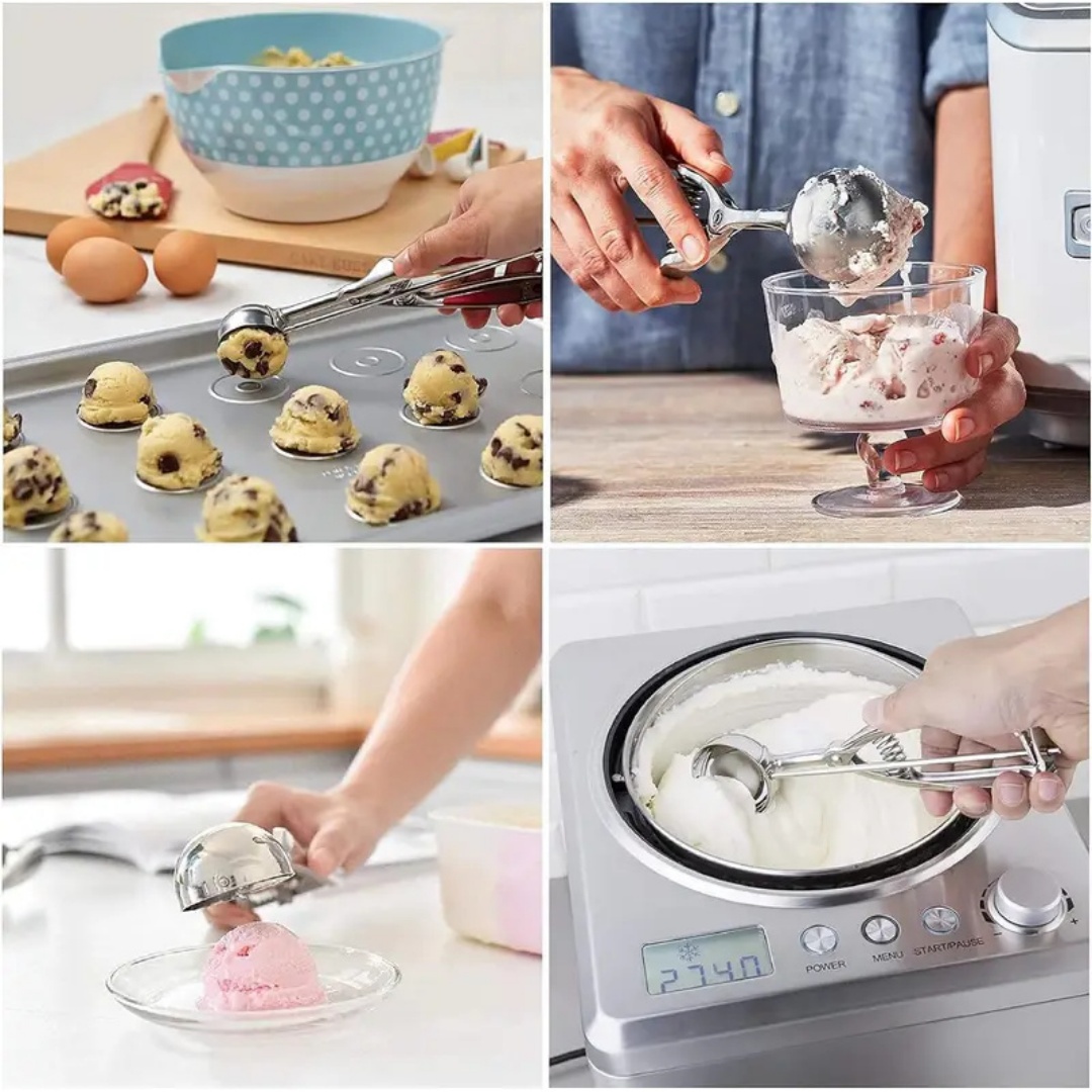 1PC 스테인레스 스틸 아이스크림 특종 봄 손잡이 쿠키 - Ice Mold Sphere 리뷰 및 가격