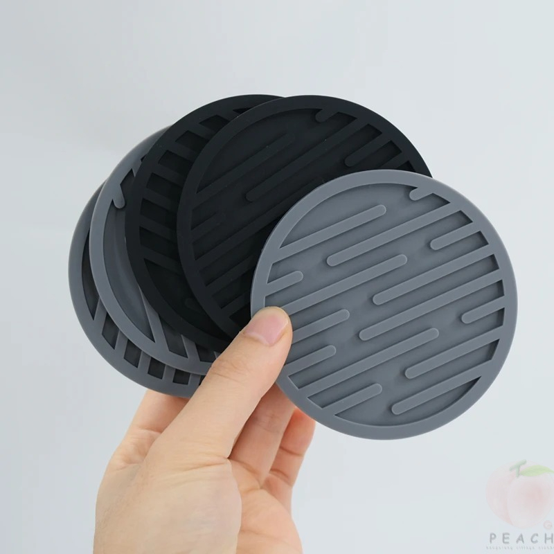 10cm 실리콘 컵 받침 라운드 내열성 고무 티 컵 매 - Bar Mat Rubber 리뷰 및 가격