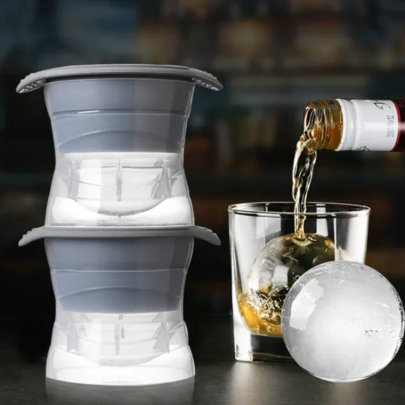 1/2Pcs 큰 크기 얼음 공 금형 라운드 큐브 메이커 - Ice Mold Sphere 리뷰 및 가격