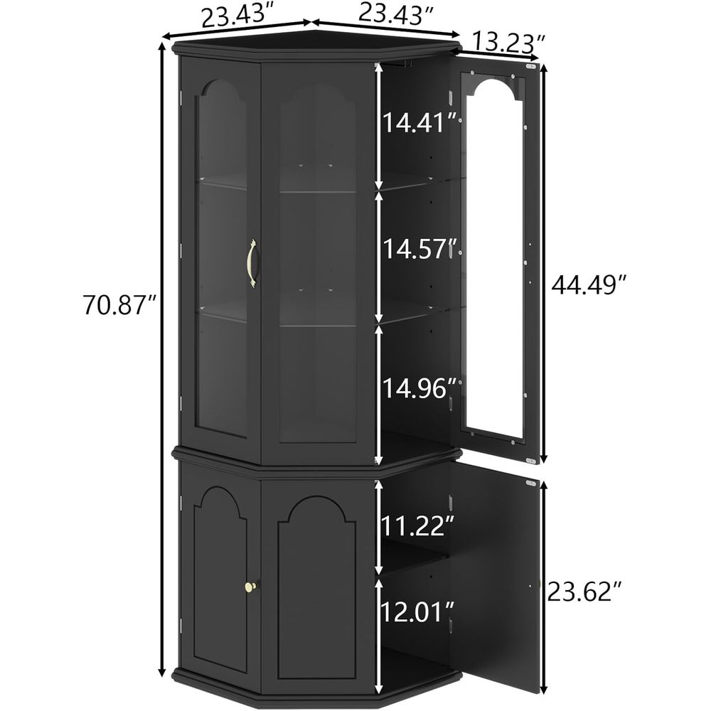 강화유리 도어가 있는 조명이 있는 바 캐비닛, 높이가  - Home Bar And Cabinet 리뷰 및 가격